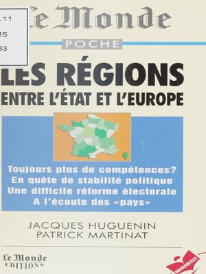 cover image of Les régions entre l'État et l'Europe